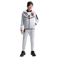 Nike Netherlands Tech Fleece Vest 2026-2028 Kids Light Grey Black Bright Orange