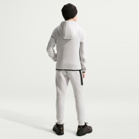 Nike Netherlands Tech Fleece Sweat Pants 2026-2028 Kids Light Grey Black Bright Orange