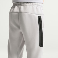 Nike Netherlands Tech Fleece Sweat Pants 2026-2028 Kids Light Grey Black Bright Orange