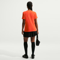 Nike Nederland Crest T-Shirt 2026-2028 Dames Oranje Zwart