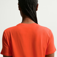 Nike Nederland Crest T-Shirt 2026-2028 Dames Oranje Zwart