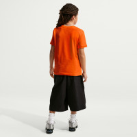 Nike Nederland Crest T-Shirt 2026-2028 Kids Oranje Zwart