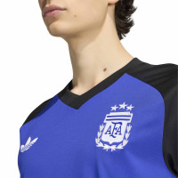 adidas Argentinië Pre-Match Trainingsshirt 2026-2028 Blauw Zwart Wit