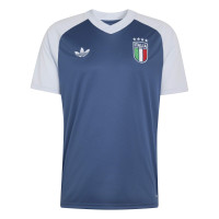 adidas Italië Pre-Match Trainingsshirt 2026-2028 Blauw Wit