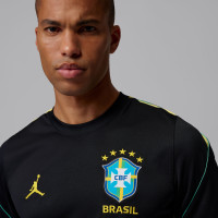 Nike Brazil x Jordan Strike Training Shirt 2026-2028 Black Yellow Green Blue
