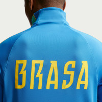Nike Brazilië Strike Trainingstrui 1/4-Zip 2026-2028 Blauw Geel