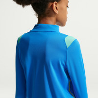 Nike Brazil Academy Pro 1/4-Zip Tracksuit 2026-2028 Kids Blue Green Yellow