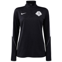 Nike KNVB Scheidsrechters Trainingspak 1/4-Zip 2026-2028 Dames Zwart Wit