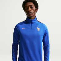 Nike Frankrijk Strike Trainingspak 1/4-Zip 2026-2028 Donkerblauw Brons