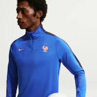Nike Frankrijk Strike Trainingspak 1/4-Zip 2026-2028 Donkerblauw Brons