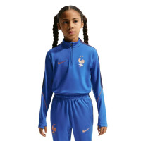 Nike Frankrijk Strike Trainingspak 1/4-Zip 2026-2028 Kids Blauw Brons