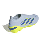 adidas Predator League Veterloze Gras Voetbalschoenen (FG) Lichtblauw Blauw Geel