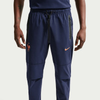 Nike Frankrijk Tech Woven Trainingsbroek 2026-2028 Donkerblauw Brons