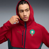 PUMA Marokko Pumatech Trainingspak Hooded 2026-2028 Rood Donkergroen