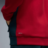 PUMA Marokko Pumatech Trainingspak Hooded 2026-2028 Rood Donkergroen