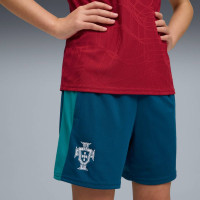 PUMA Portugal Trainingsbroekje 2026-2028 Kids Blauwgroen Wit