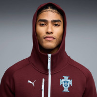 PUMA Portugal Pumatech Hooded Tracksuit 2026-2028 Burgundy Teal White