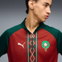 PUMA Morocco Pre-Match Training sweater 1/4 Zip 2026-2028 Red Green White