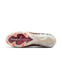 Nike Zoom Mercurial Vapor 16 Elite Gras Voetbalschoenen (FG) Bordeauxrood Zilver Oranje