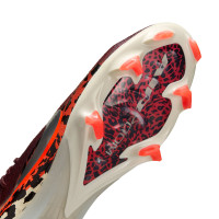 Nike Zoom Mercurial Vapor 16 Elite Gras Voetbalschoenen (FG) Bordeauxrood Zilver Oranje