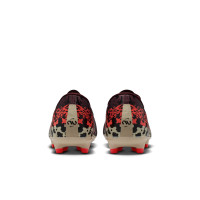 Nike Zoom Mercurial Vapor 16 Academy Grass/Artificial Grass Football Boots (MG) Burgundy Silver Orange