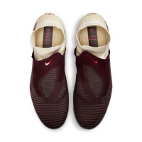 Nike Phantom 6 High Elite Grass Football Boots (FG) Off White Burgundy Red