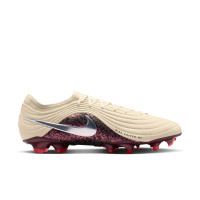 Nike Tiempo Maestro Elite Gras Voetbalschoenen (FG) Gebroken Wit Bordeauxrood Zilver