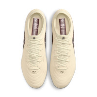 Nike Tiempo Maestro Elite Gras Voetbalschoenen (FG) Gebroken Wit Bordeauxrood Zilver