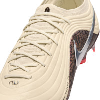 Nike Tiempo Maestro Elite Gras Football Boots (FG) Off White Burgundy Silver