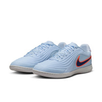 Nike Tiempo Reactgato Indoor Football Boots (IN) Light Blue Dark Blue Bright Orange