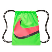 Nike Haaland Academy Gym Bag Bright Green Red Black