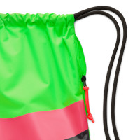 Nike Haaland Academy Gym Bag Bright Green Red Black