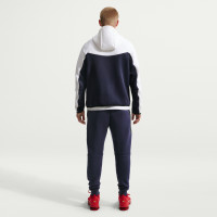 Nike Tech Fleece Sportswear Trainingspak Wit Donkerblauw Rood