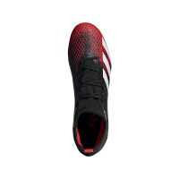 adidas PREDATOR 20.3 Gras / Kunstgras Voetbalschoenen (MG) Zwart Wit Rood