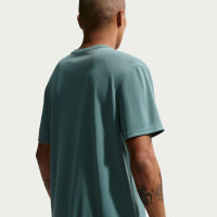 Nike Miler UV Trainingsshirt Grijsgroen Zilver