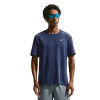 Nike Miler UV Training Shirt Dark Blue Silver