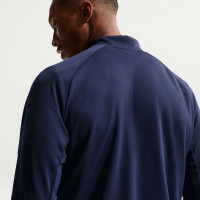 Nike Miler UV Tracksuit 1/4-Zip Dark Blue Silver