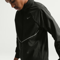 Nike Miler UV Repel Stride Training Jacket Black Silver