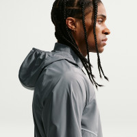 Nike Miler UV Repel Stride Training Jacket Dark Grey Silver