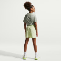 Nike Miler Trainingsshirt Kids Grijsgroen Grijs
