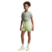 Nike Miler Trainingsshirt Kids Grijsgroen Grijs