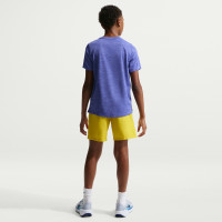 Nike Miler Trainingsshirt Kids Paars Zilver