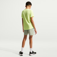 Nike Miler Trainingsbroekje Kids Grijsgroen Grijs Zilver