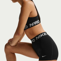 Nike Pro 365 Mid-Rise Sports Shorts (8cm) Women's Black White