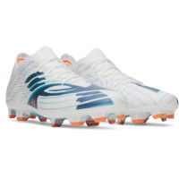 Under Armour Shadow Pro 4 Gras Voetbalschoenen (FG) Wit Donkerblauw Azuurblauw Oranje