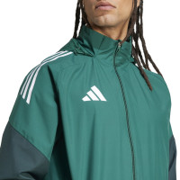 adidas Tiro 25 Competition Allweather Jacket Dark Green