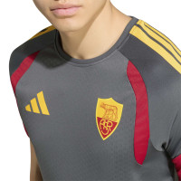 adidas AS Roma Training Set 2026-2027 Dark Grey Red Orange