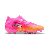PUMA Future 9 Pro Gras / Kunstgras Voetbalschoenen (MG) Kids Felroze Blauw Geel
