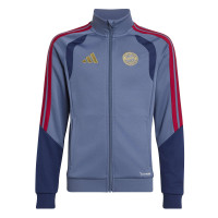 adidas Bayern München Trainingspak Full-Zip 2026-2027 Kids Donkerblauw Rood Goud