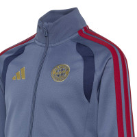 adidas Bayern München Trainingspak Full-Zip 2026-2027 Kids Donkerblauw Rood Goud